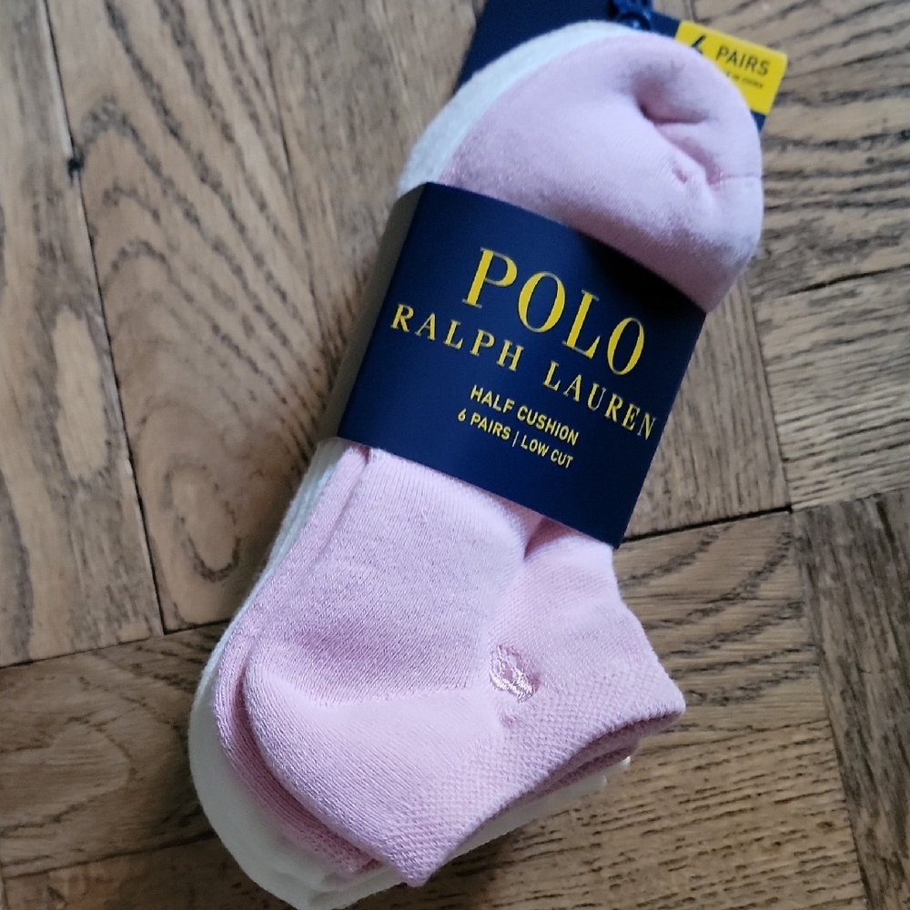 Polo Ralph Lauren/6-Pk. Cushion Low-Cut Socks